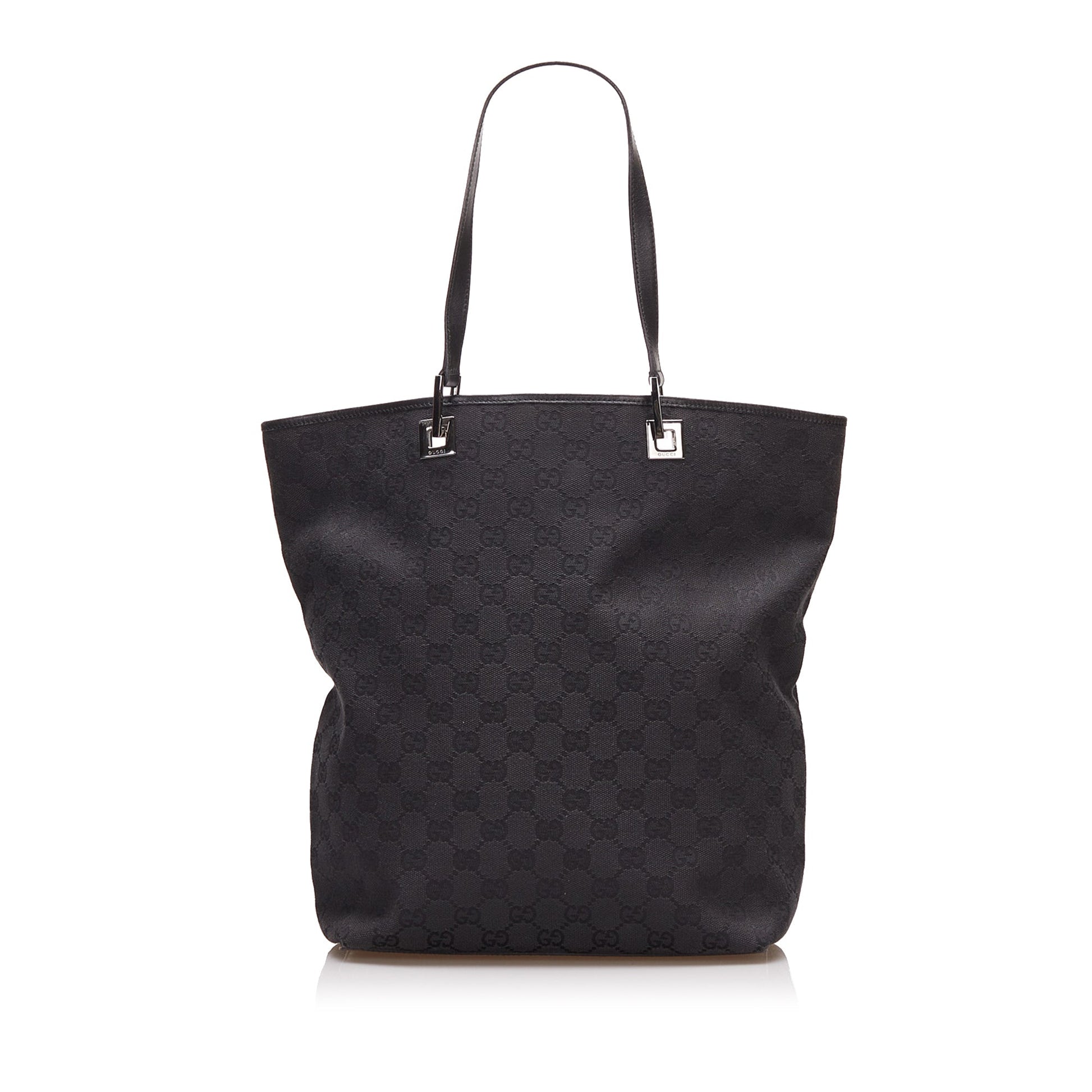 Gucci Leather Canvas Tote Style 46