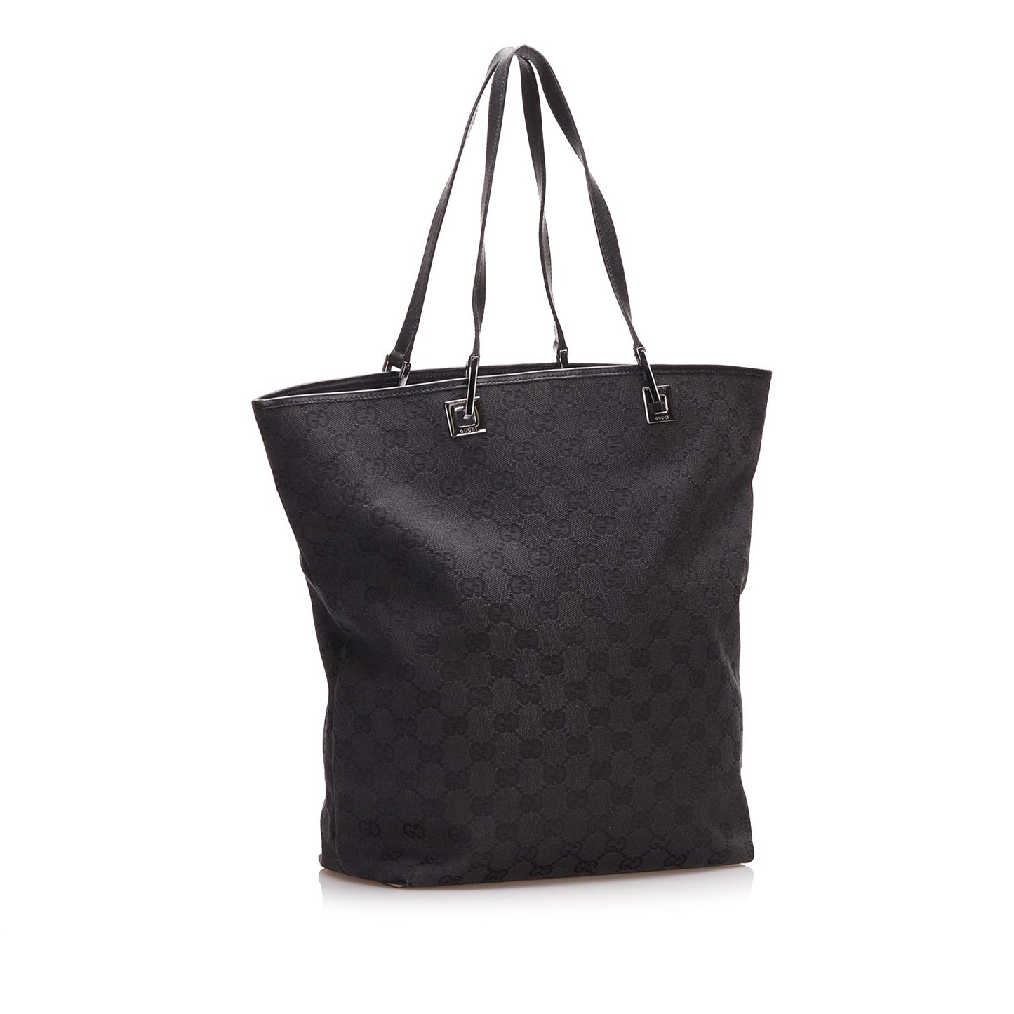 Gucci Leather Canvas Tote Style 46