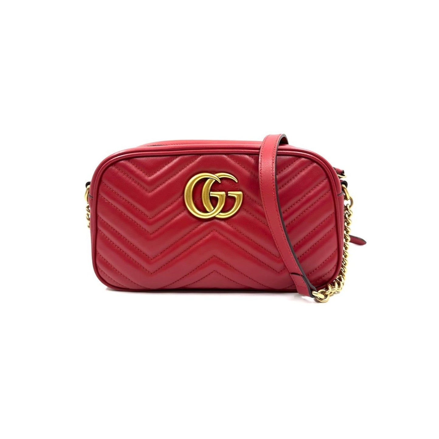 Gucci Chain Leather Shoulder Bag