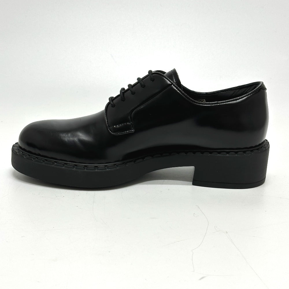 PRADA loafers , Leather black Dress shoes Women 36.5