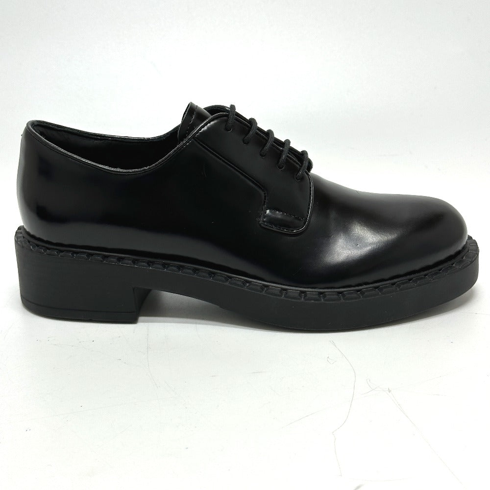 PRADA loafers , Leather black Dress shoes Women 36.5