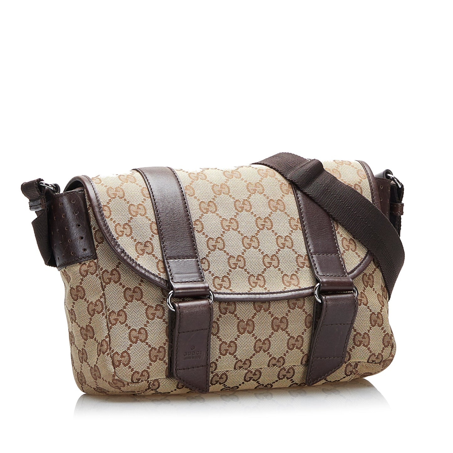 Gucci Leather Canvas Crossbody