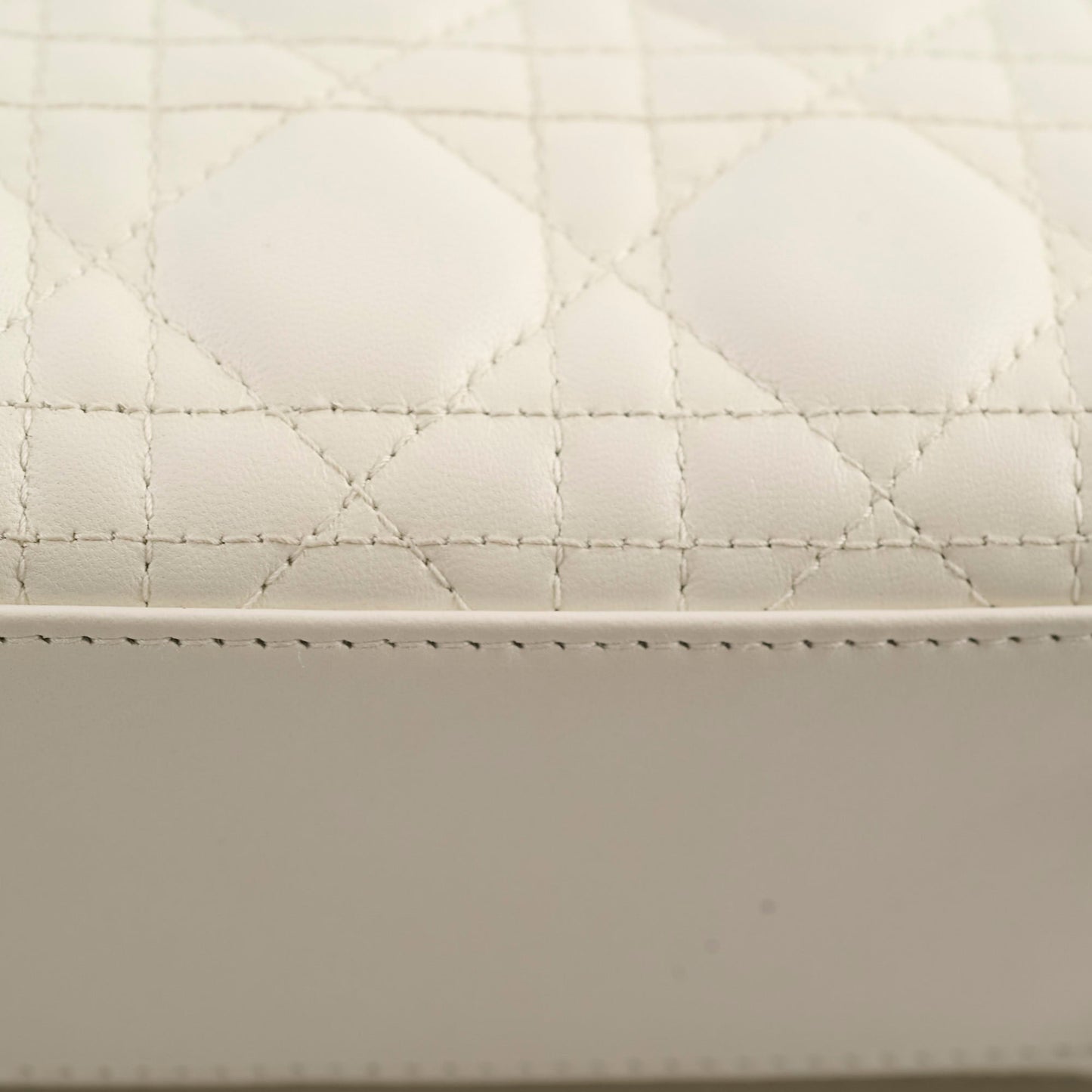 Christian Dior Small ABC Lady Dior White