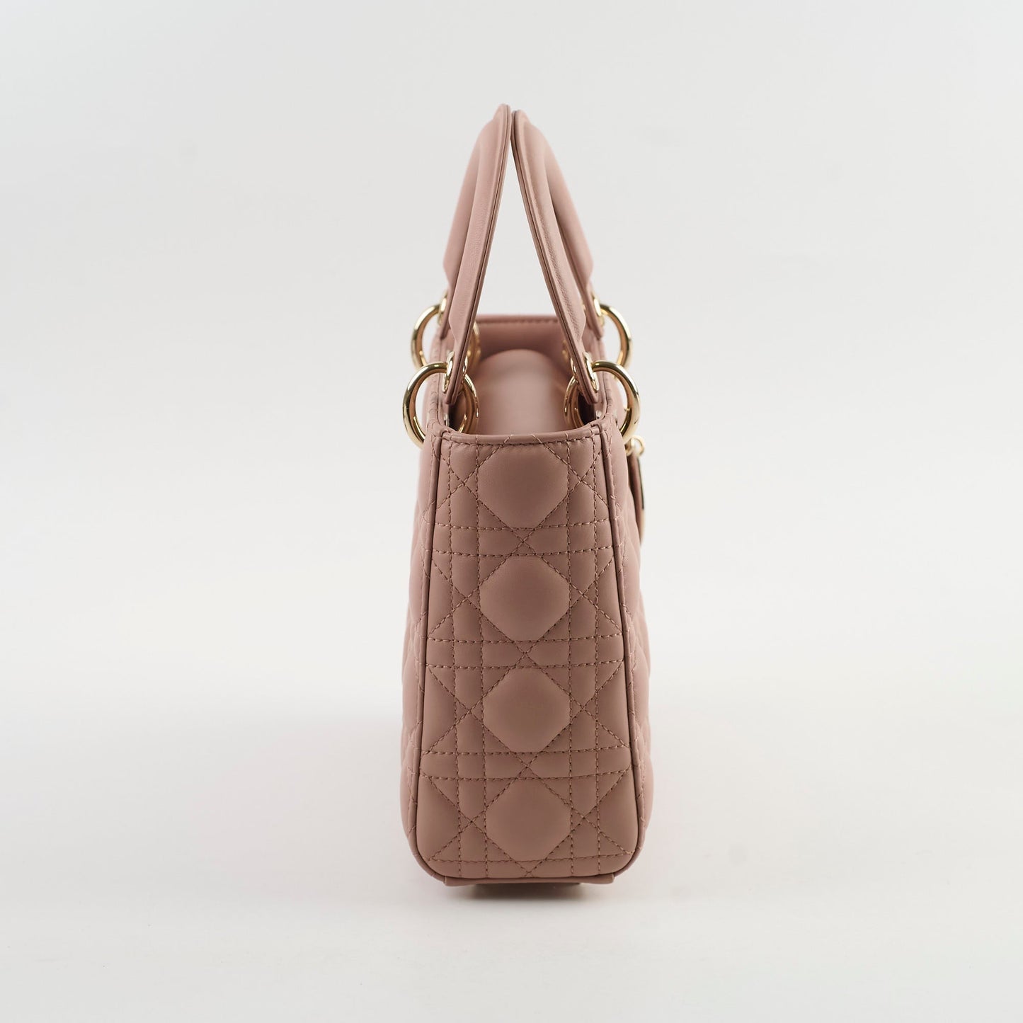 Christian Dior Small Lambskin ABC Lady Dior Pink