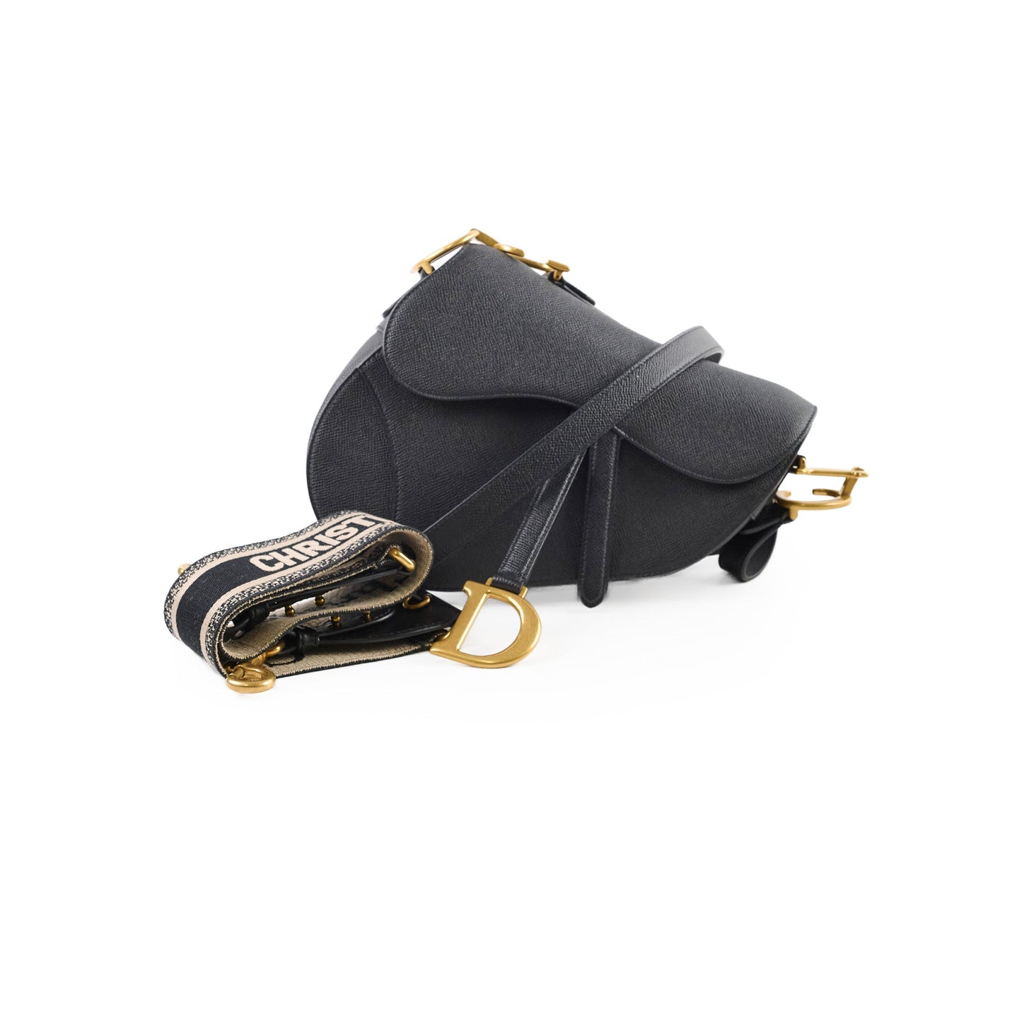 Christian Dior Saddle Bag Black