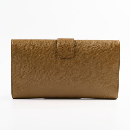 Saint Laurent Chyc Clutch Tan