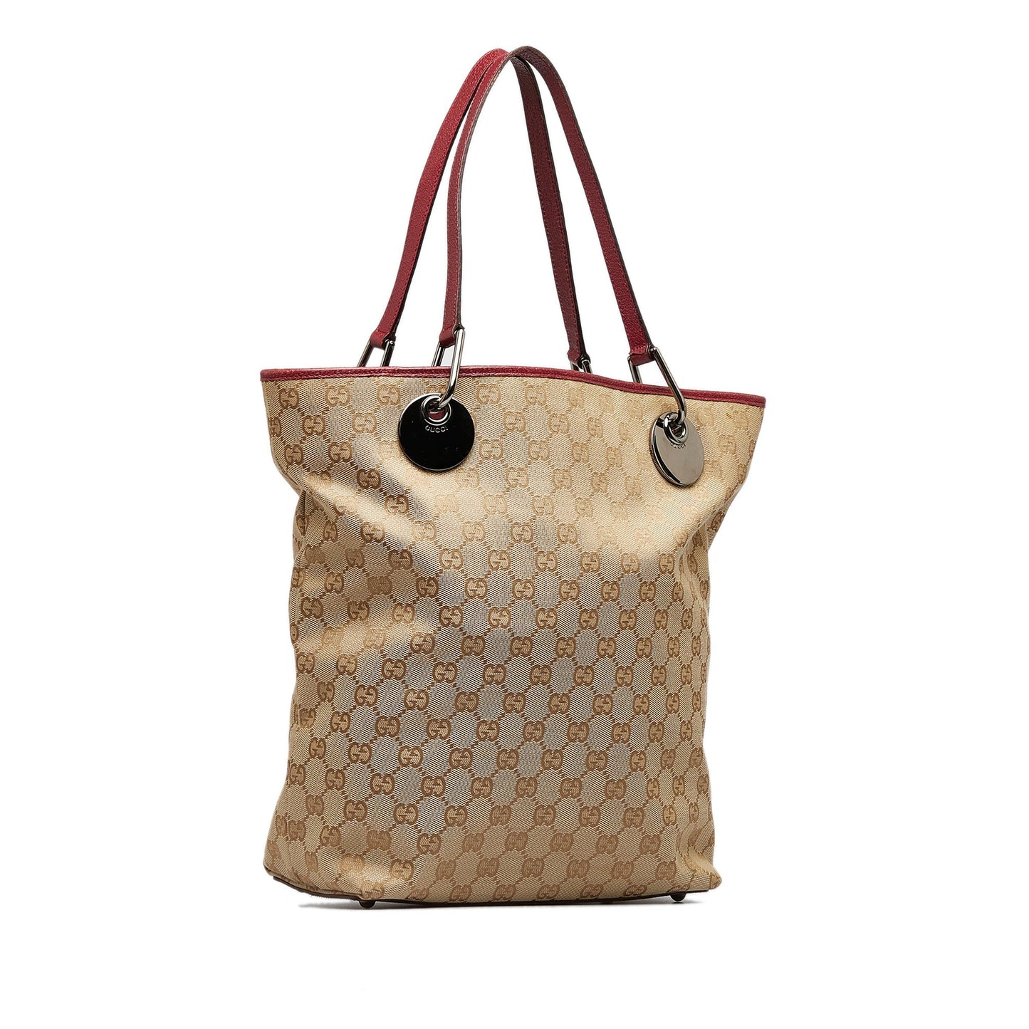 Gucci Leather Canvas Tote
