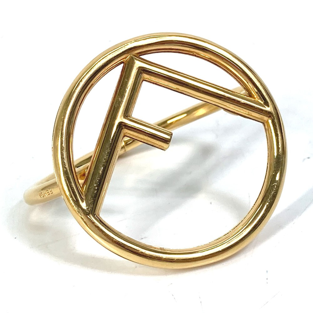 FENDI Bangle Gold Plated gold FF Women