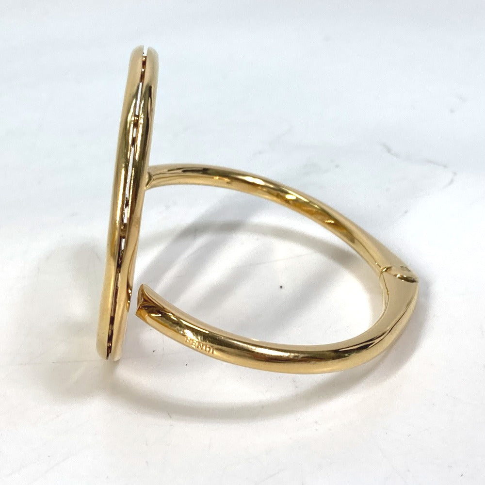 FENDI Bangle Gold Plated gold FF Women