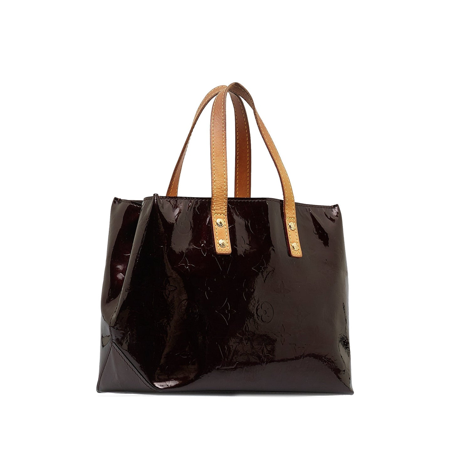 LOUIS VUITTON Monogram Vernis Reade PM HandBag