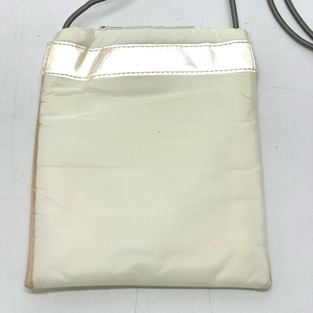 PRADA Shoulder Bag Nylon white Sports logo