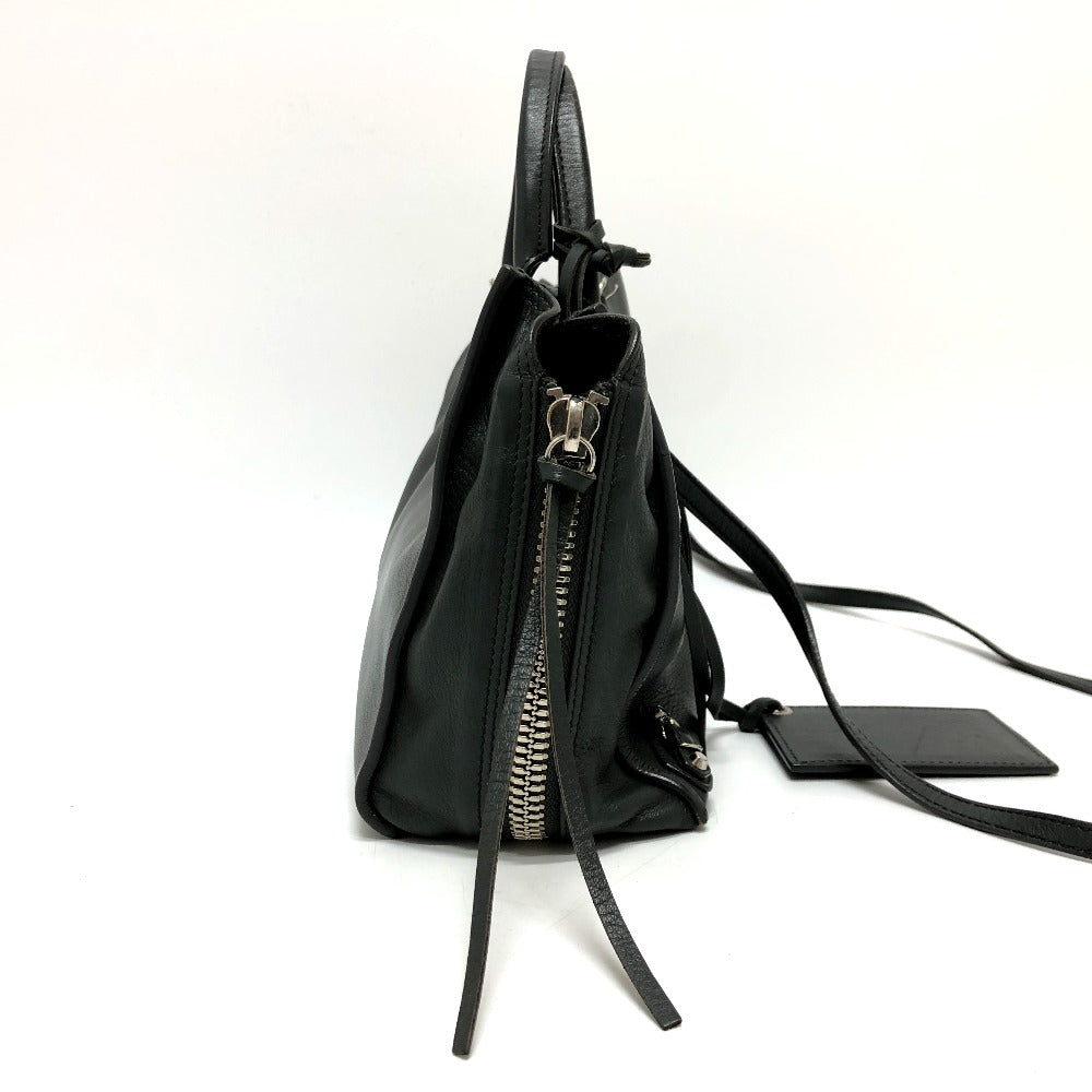 BALENCIAGA Handbag 370926 leather gray paper Women