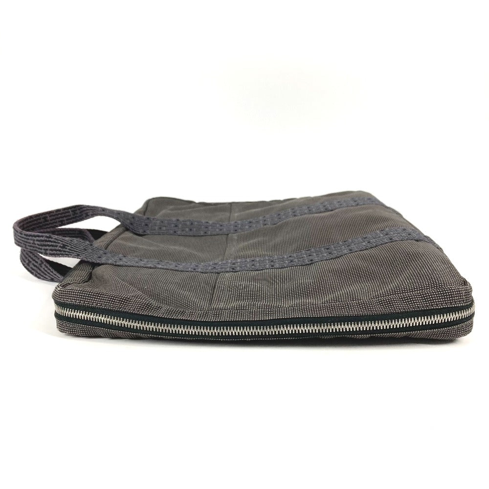 HERMES Handbag canvas gray Her Line PC case