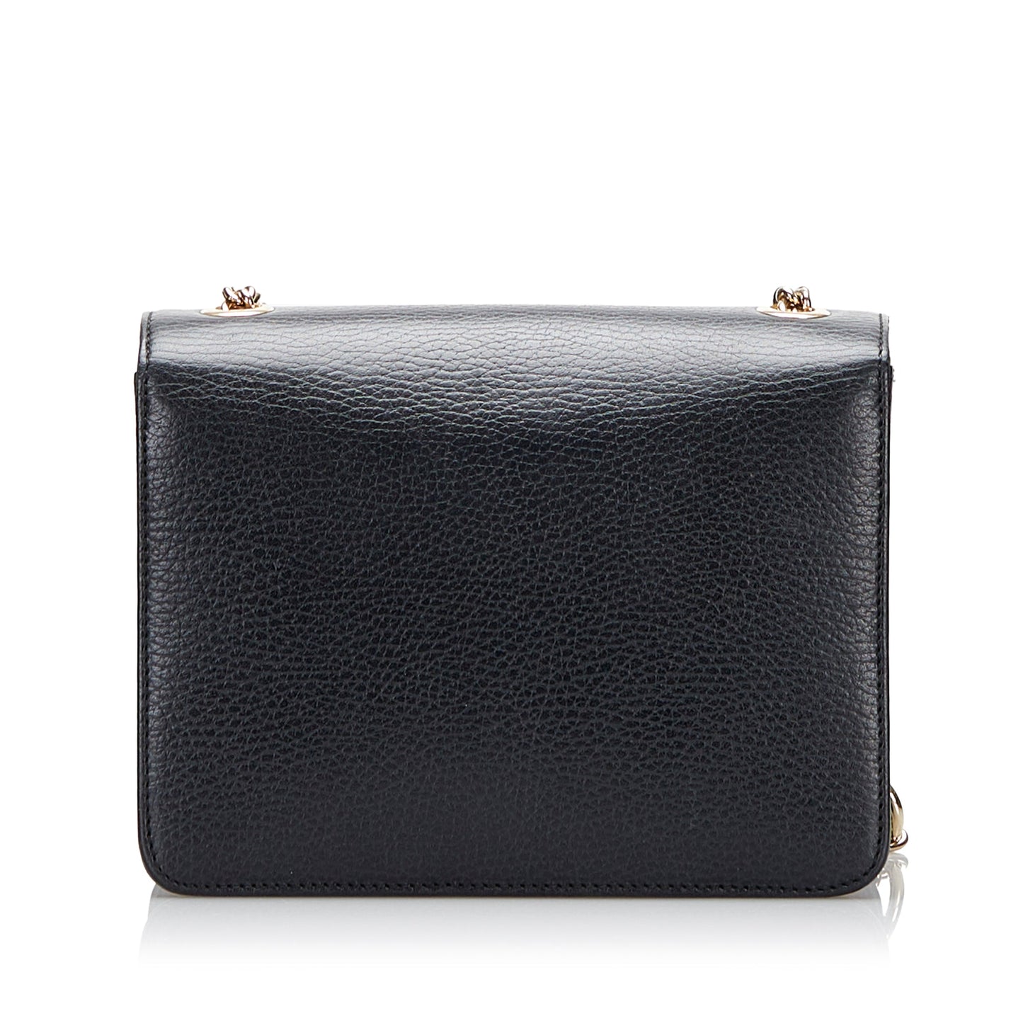 Gucci Interlocking G Leather Chain Crossbody Style 4