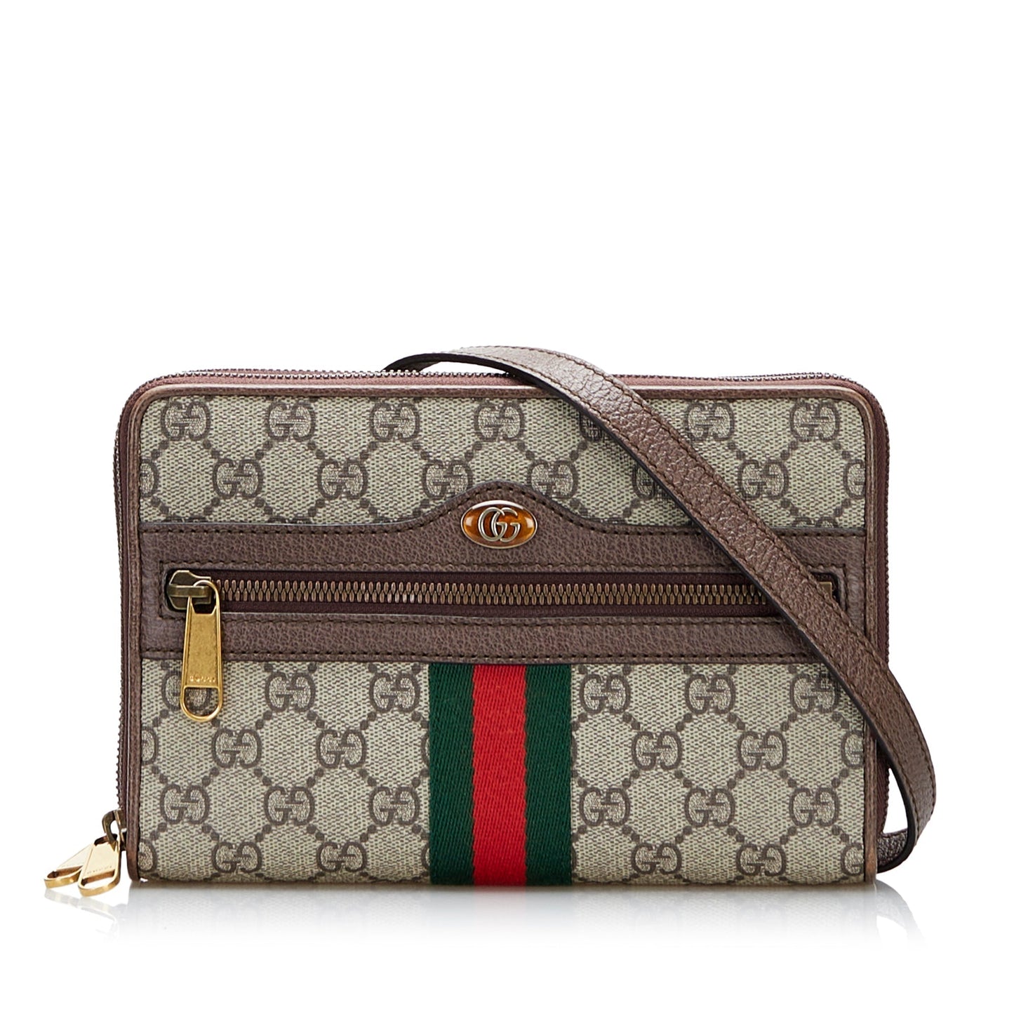 Gucci Ophidia Leather Canvas Crossbody Style 2