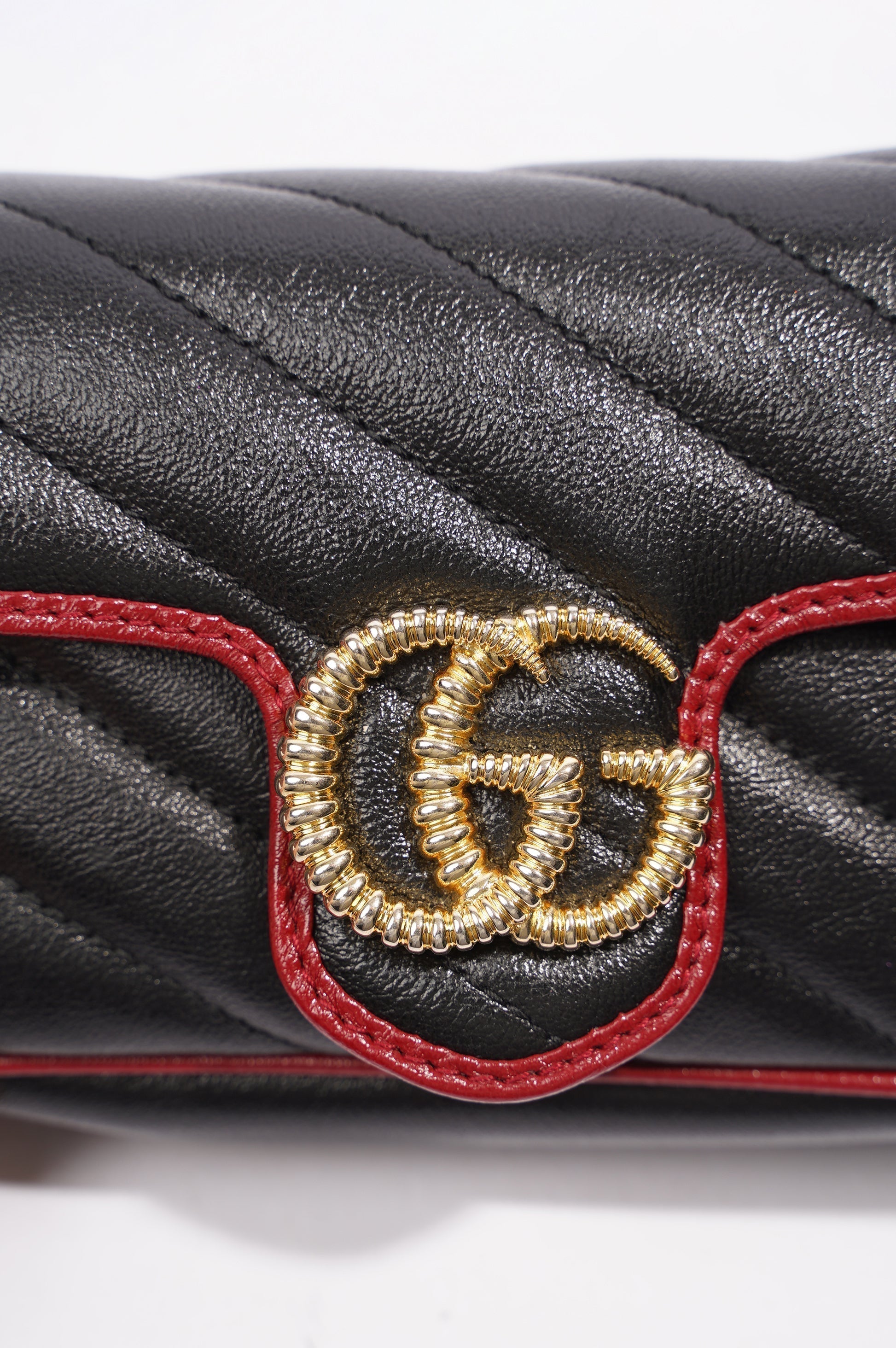 Gucci Lou Monogram Leather Mini Crossbody