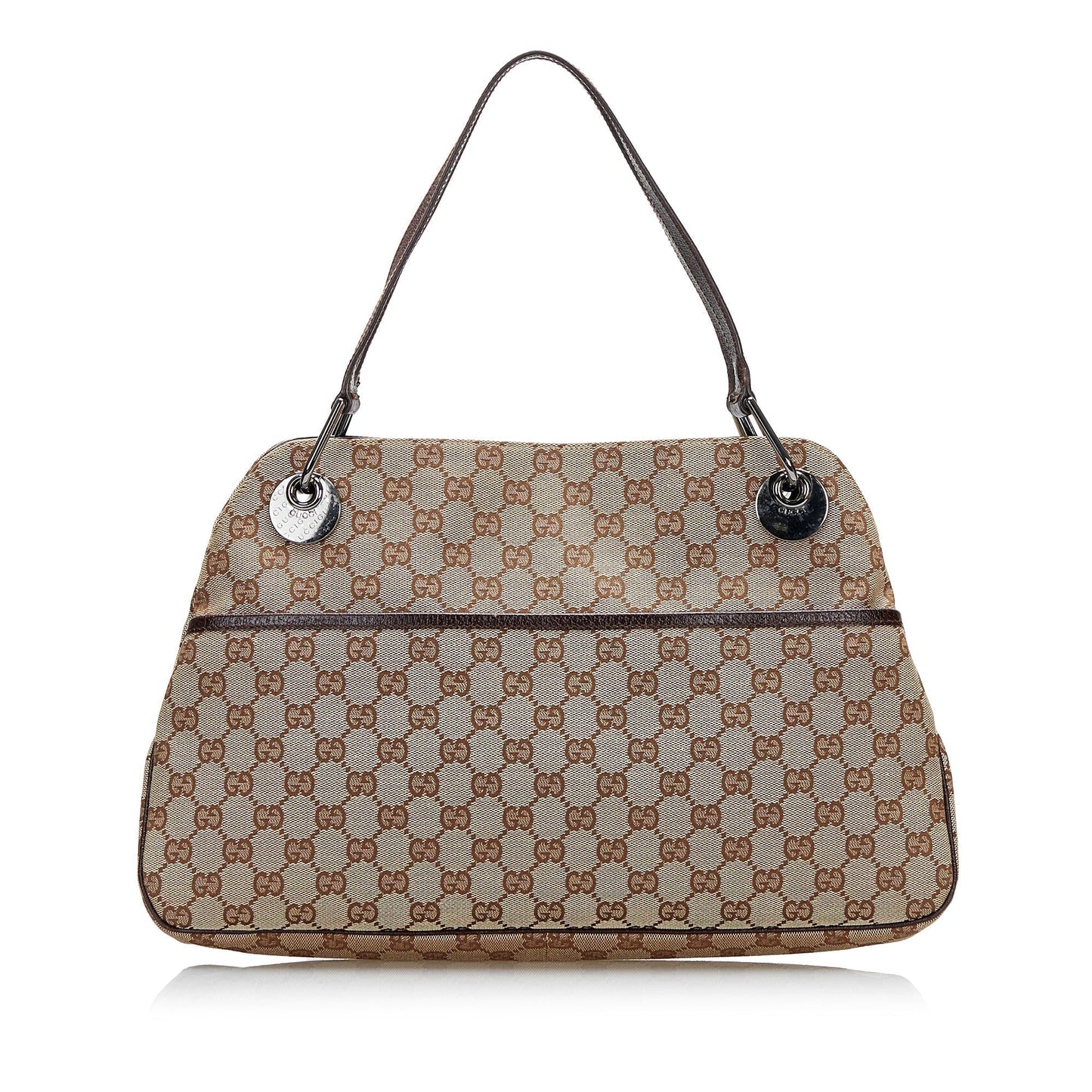 Gucci Leather Canvas Tote