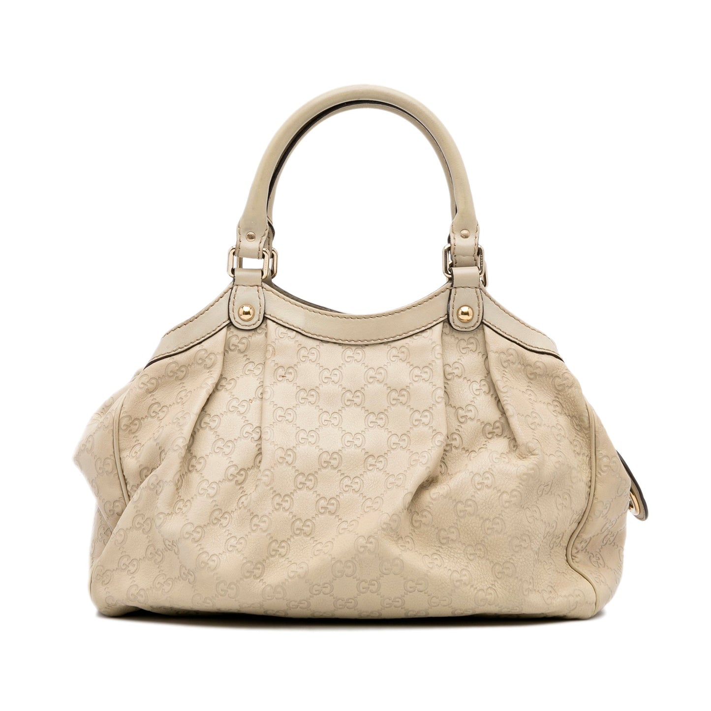 Gucci Guccissima Beige Leather Tote Style 1