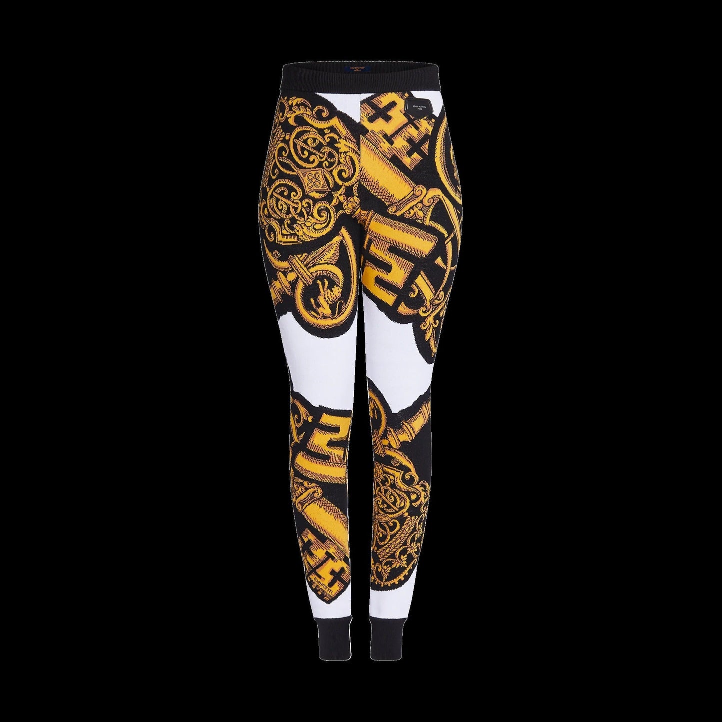 LOUIS VUITTON PRINTED LOGO PANTS LEGGINGS