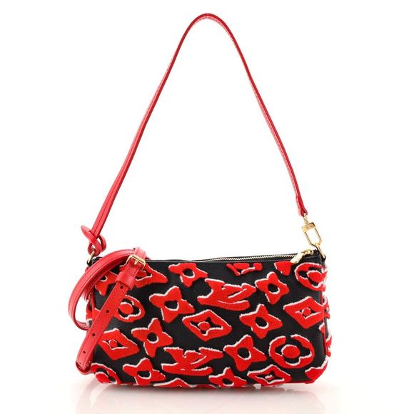 LOUIS VUITTON X UF TUFTED MONOGRAM POCHETTE Clutch
