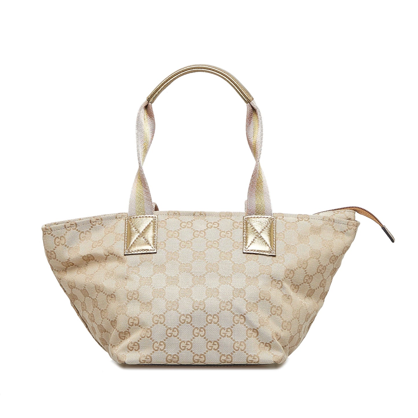 Gucci Leather Canvas Tote