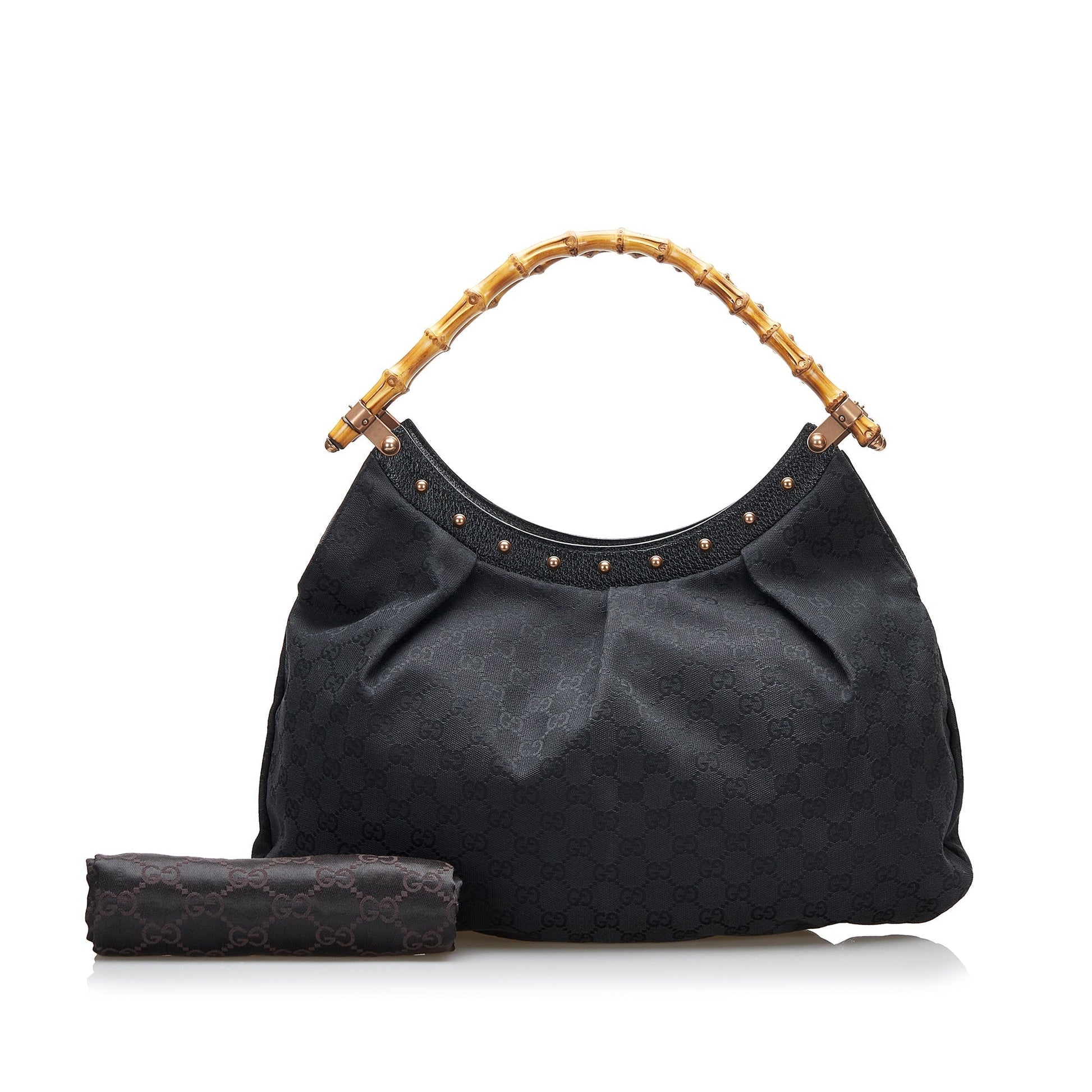 Gucci Leather Canvas Tote