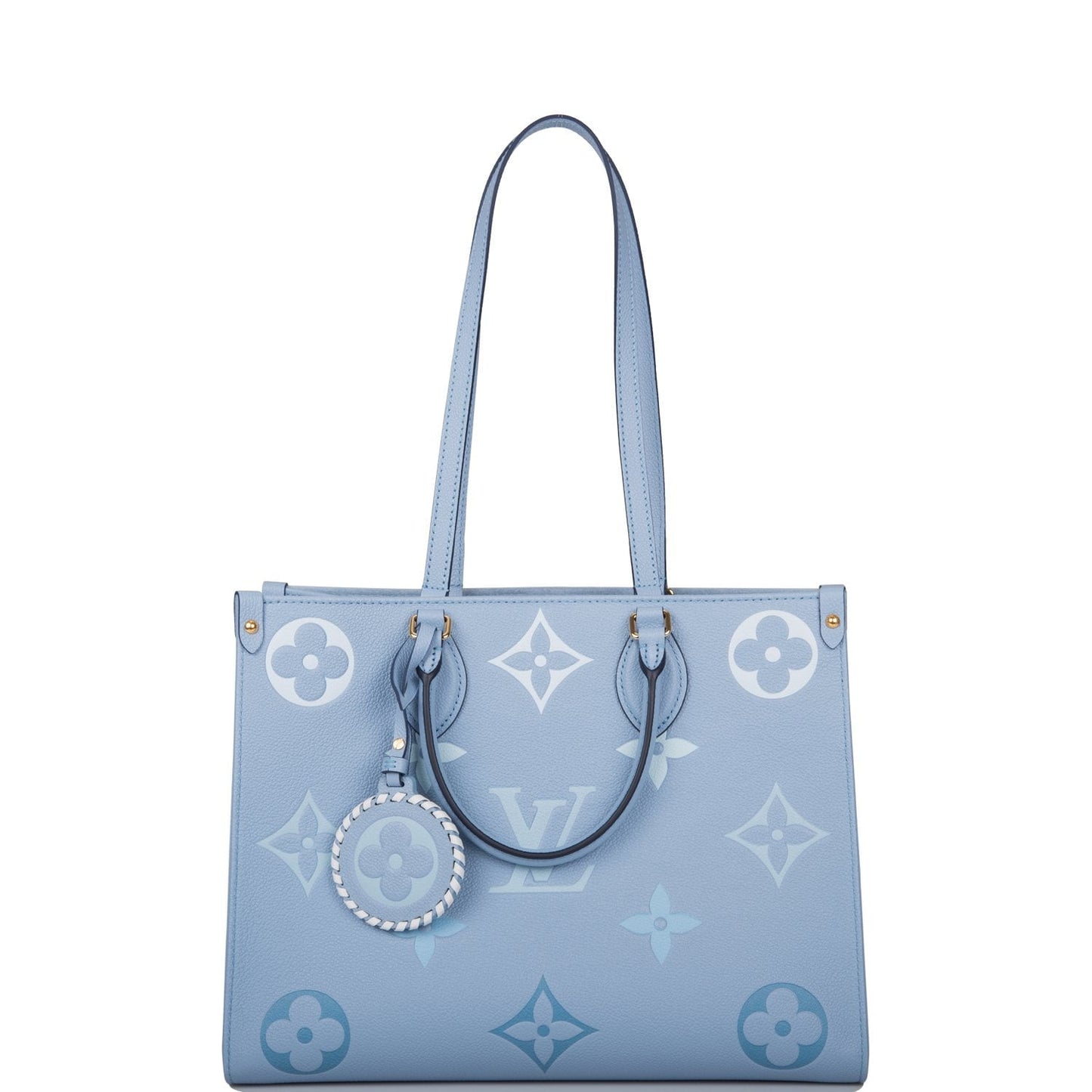 Louis Vuitton Summer Blue By The Pool Empreinte Giant Monogram OnTheGo MM Tote