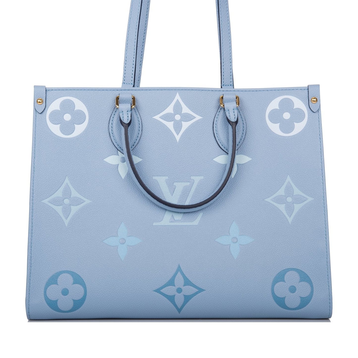 Louis Vuitton Summer Blue By The Pool Empreinte Giant Monogram OnTheGo MM Tote