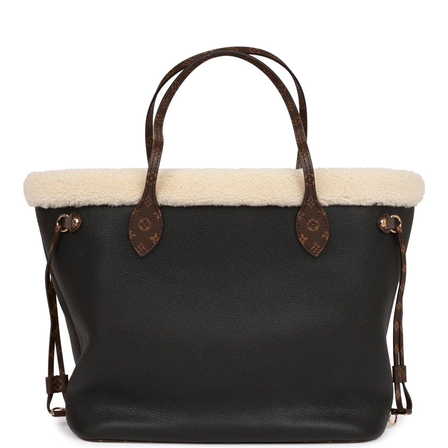 Louis Vuitton Teddy Monogram Shearling Neverfull MM Tote