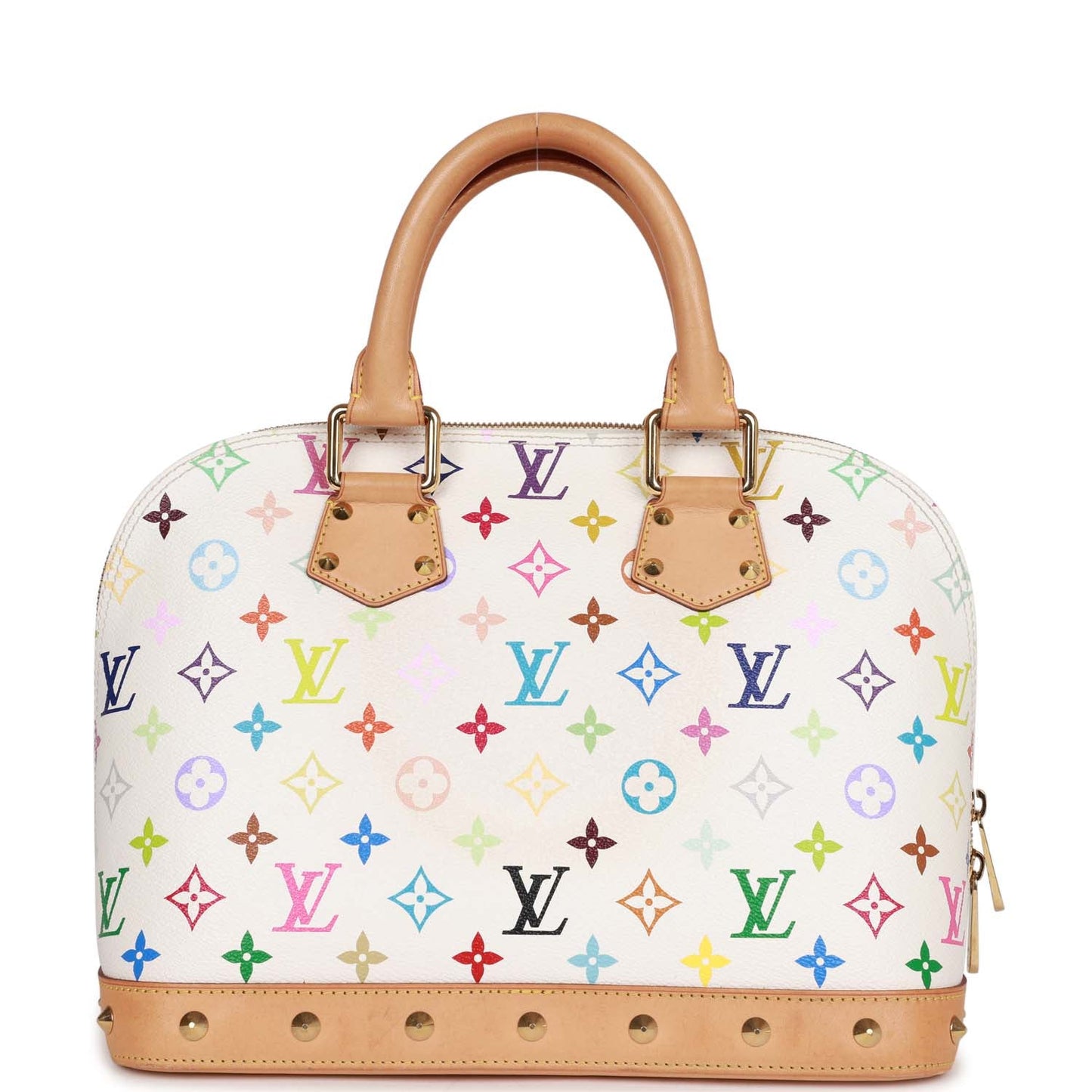 Louis Vuitton Monogram Multicolor White Alma Handbag