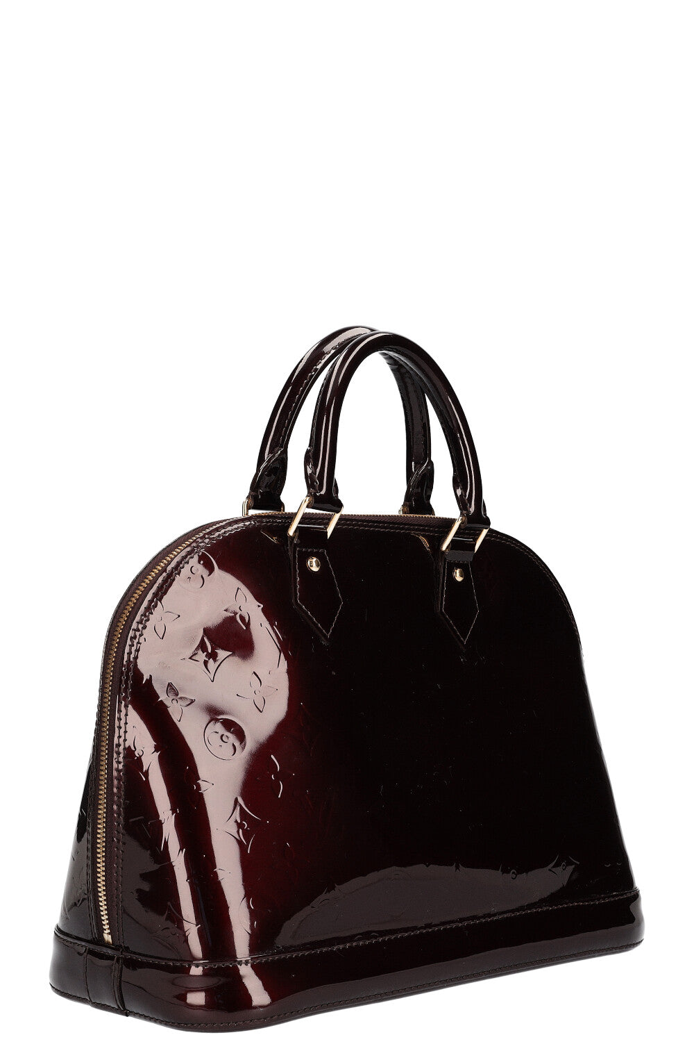 LOUIS VUITTON Alma PM Vernis Amarante Handbag