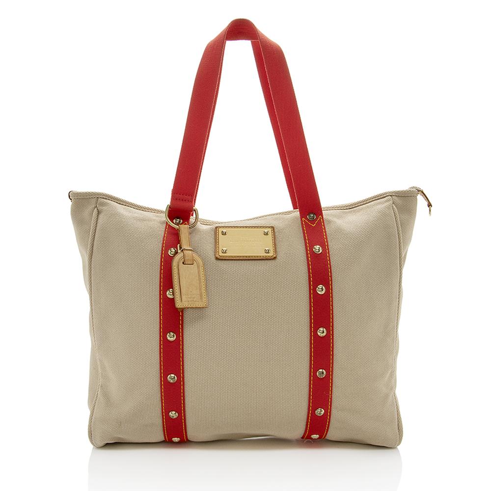 Louis Vuitton Canvas Antigua Cabas GM Tote ( )