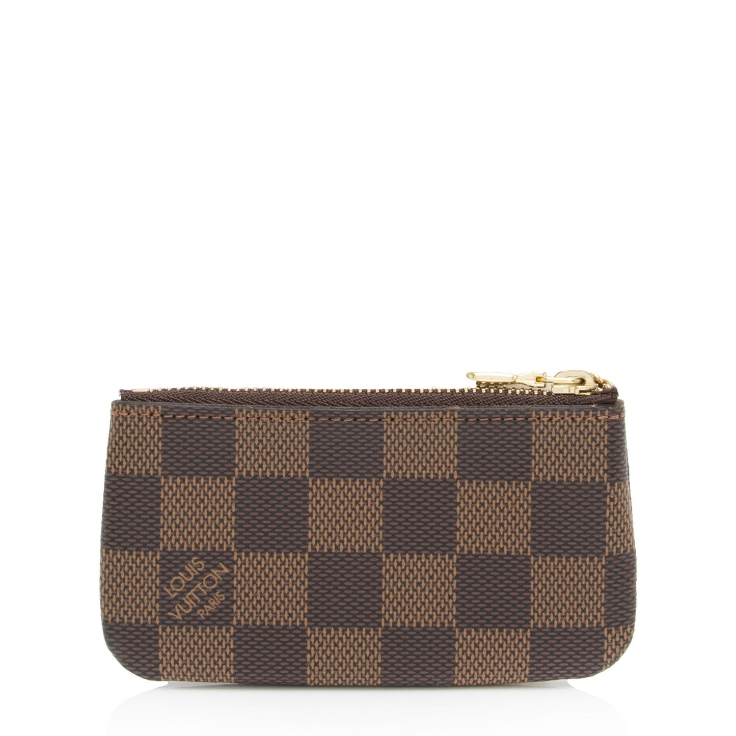 Louis Vuitton Damier Ebene Key Pouch (SHF-fqvaUH) Clutch