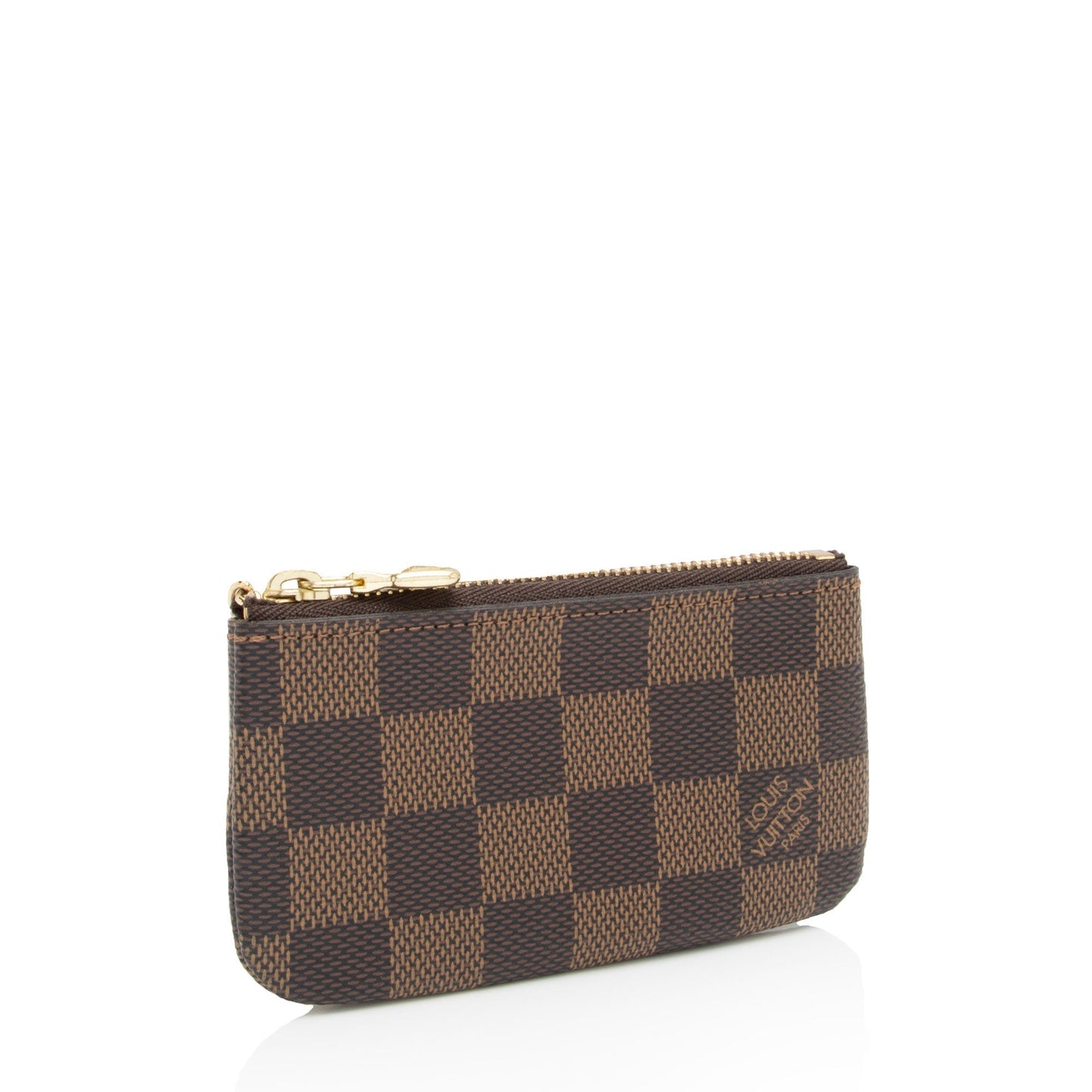 Louis Vuitton Damier Ebene Key Pouch (SHF-fqvaUH) Clutch