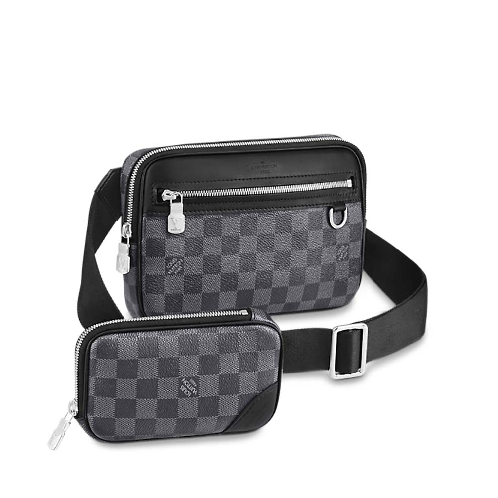 Louis Vuitton LV Men Scott Messenger Damier Graphite Shoulder Bag