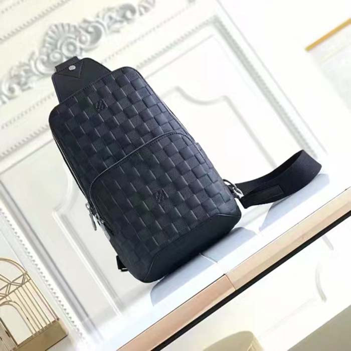 Louis Vuitton LV Unisex Avenue Slingbag NM Damier Infini Cowhide Leather