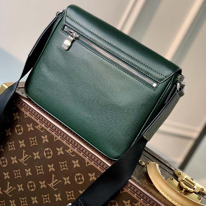 Louis Vuitton LV Unisex District PM Bag Epicea Taiga Cowhide Leather
