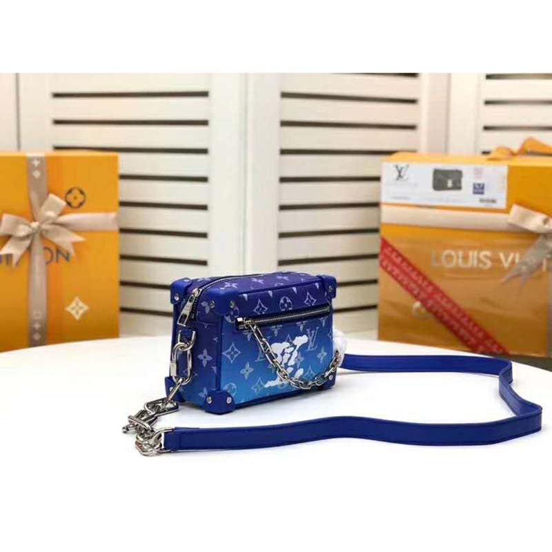 Louis Vuitton LV Unisex Soft Trunk Monogram Clouds Coated Canvas Handbag
