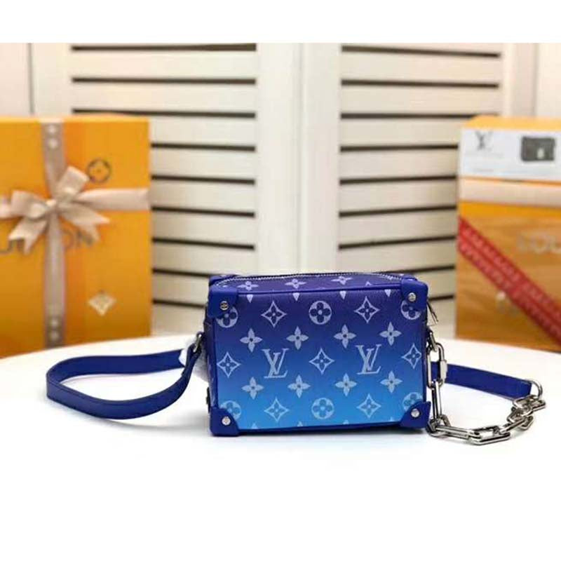 Louis Vuitton LV Unisex Soft Trunk Monogram Clouds Coated Canvas Handbag