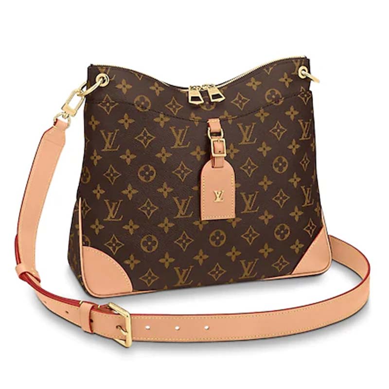Louis Vuitton LV Women Odéon MM Monogram Coated Canvas