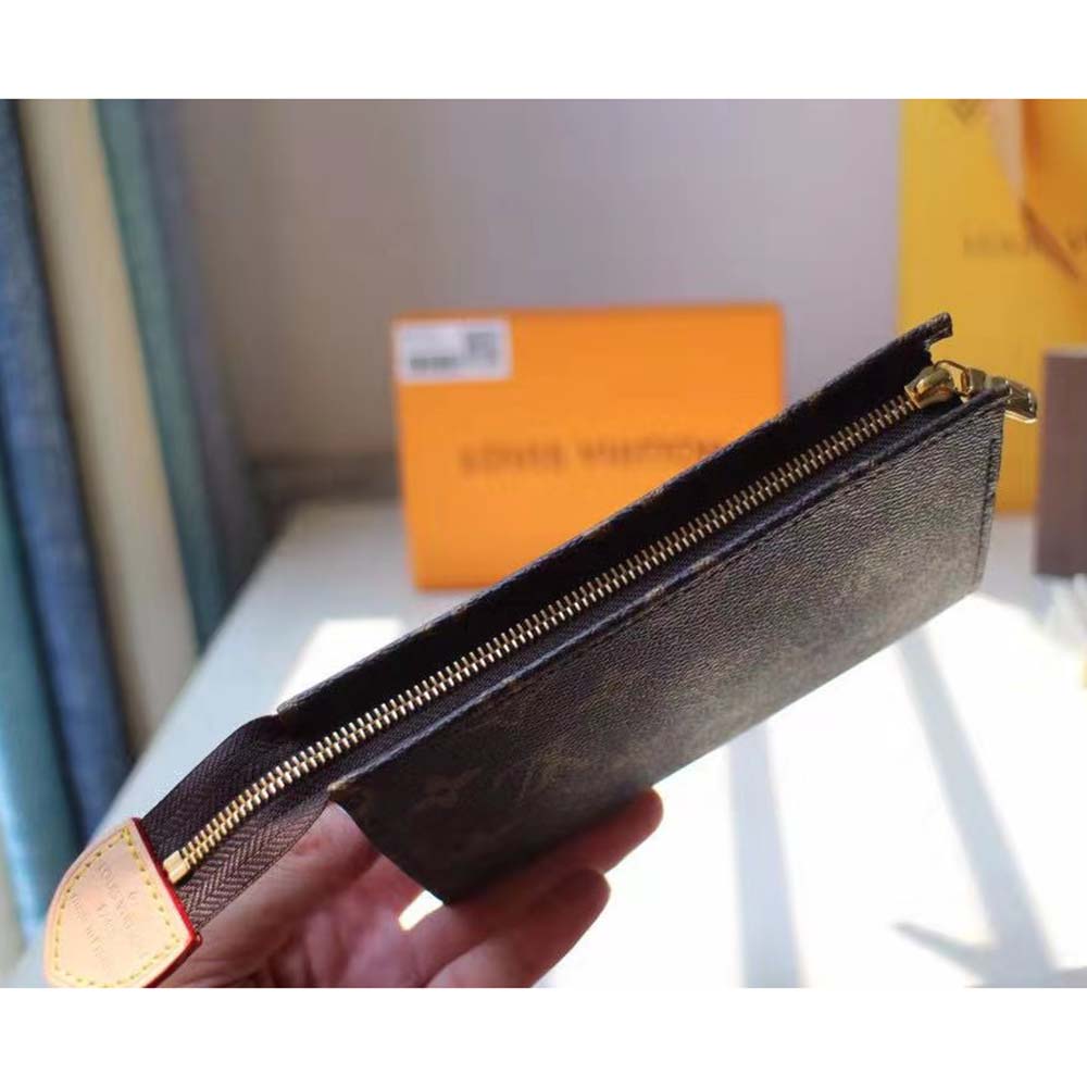 Louis Vuitton LV Women Toiletry Pouch 15 Monogram Canvas Clutch