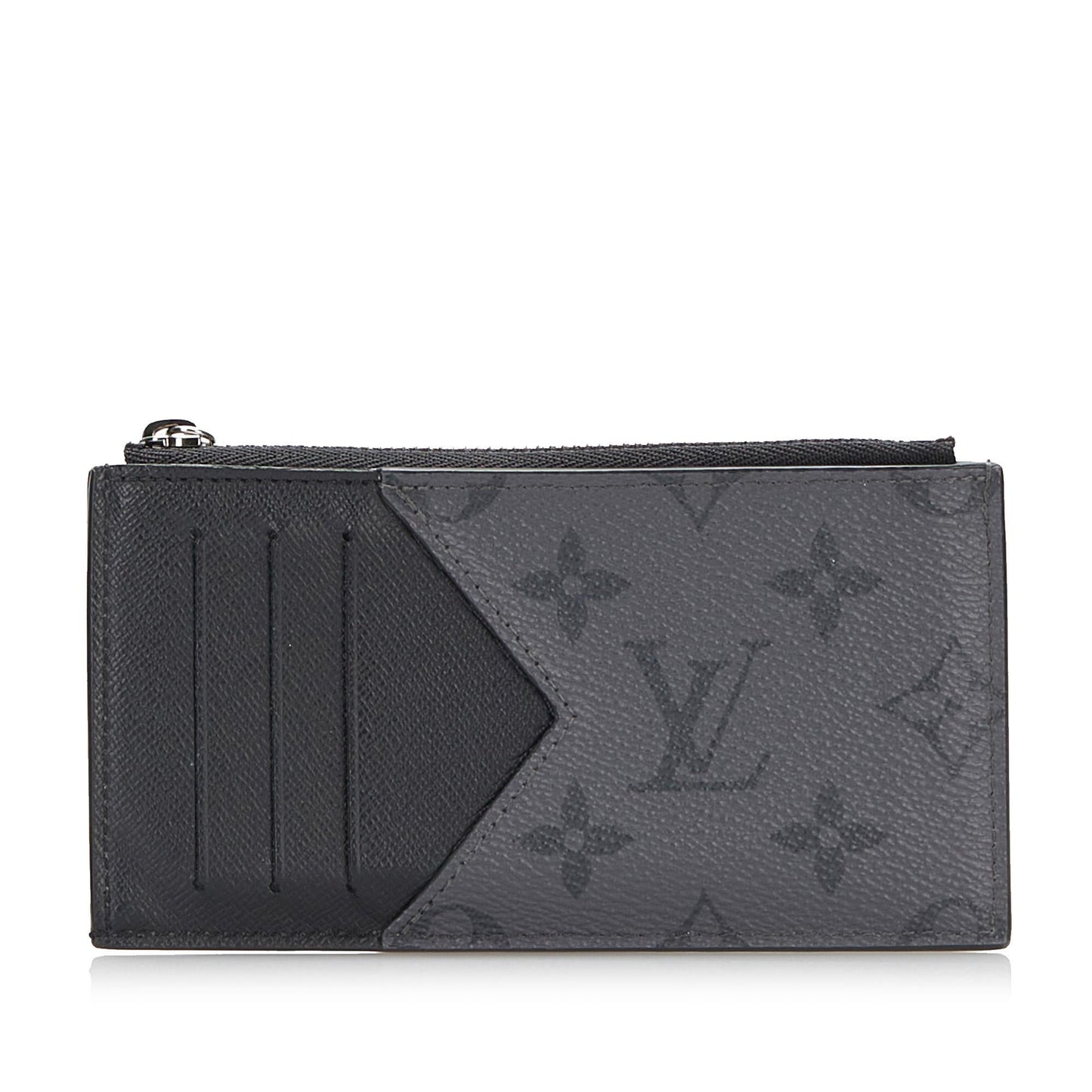 Louis Vuitton Monogram Eclipse Coin Pouch (SHG-CILlD8) Clutch