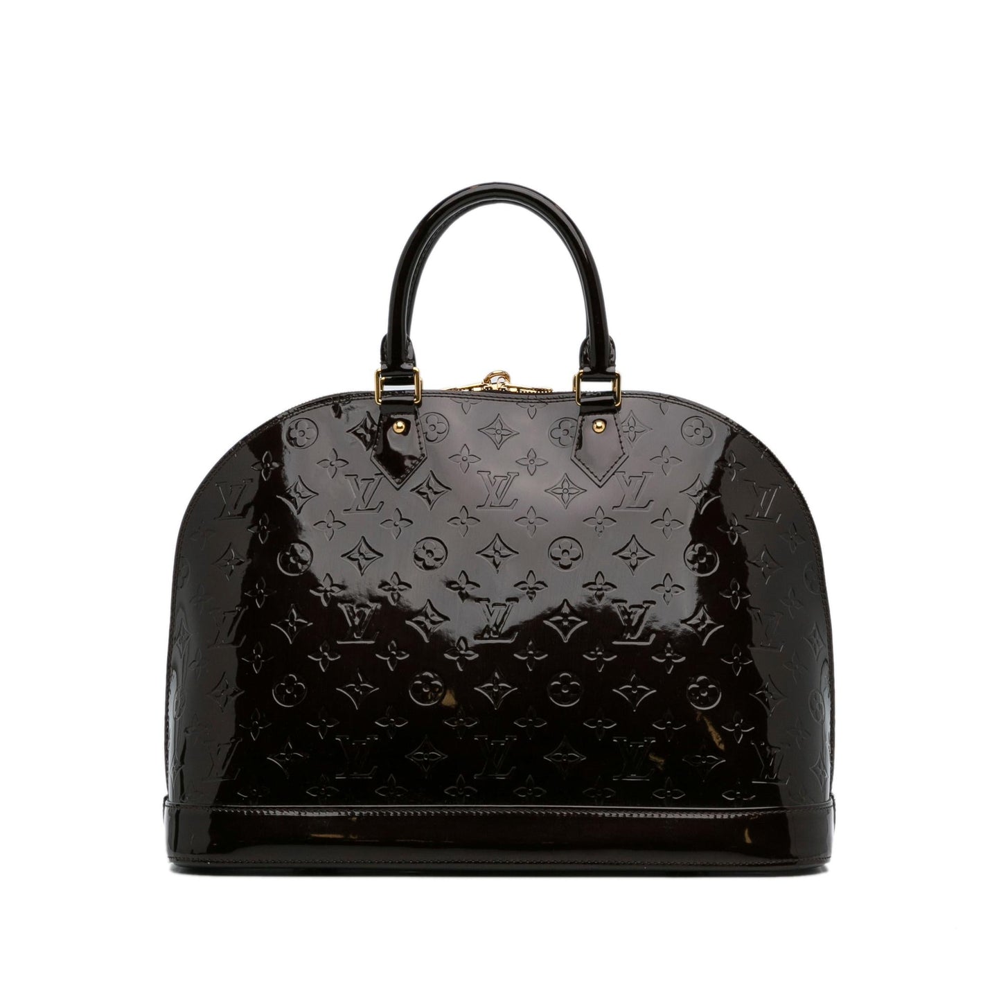 Louis Vuitton Monogram Vernis Alma GM (SHG-JNRs44) Handbag