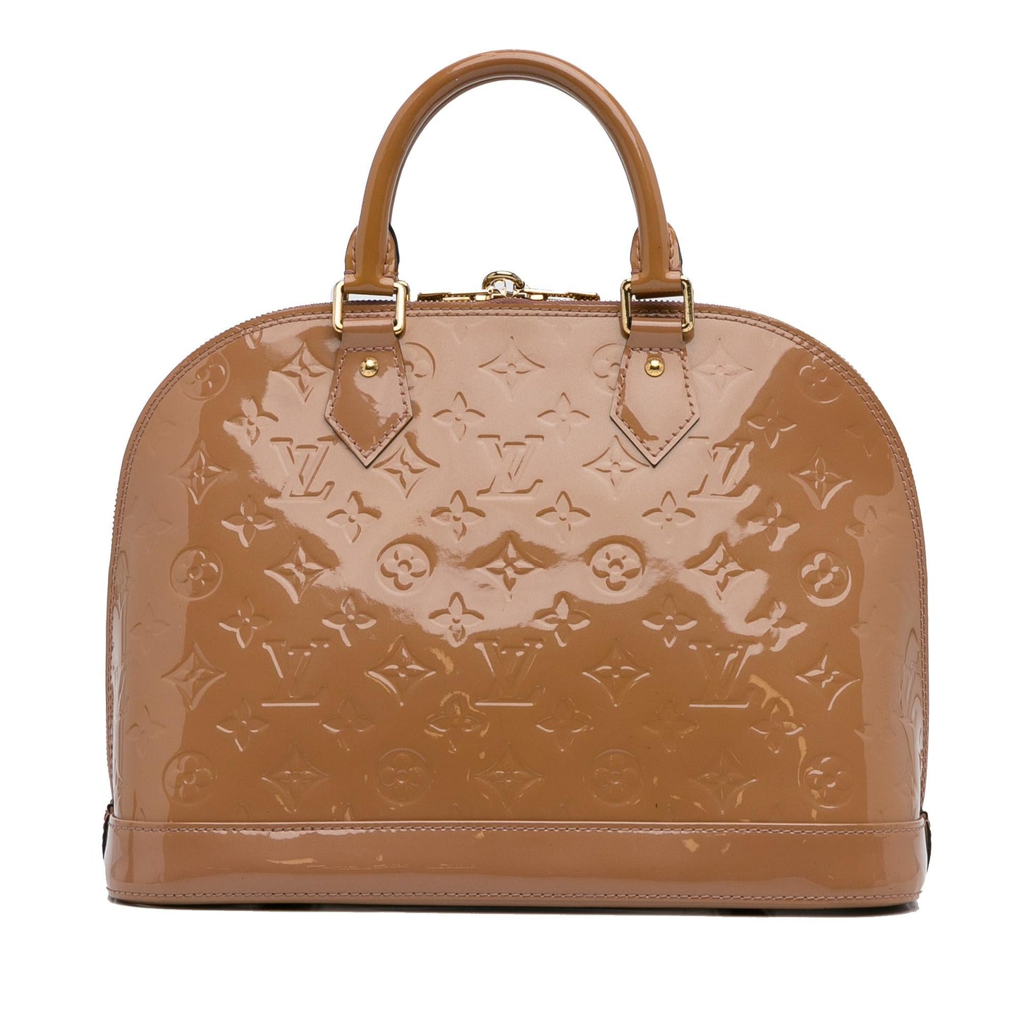 Louis Vuitton Monogram Vernis Alma PM (SHG-jdkAUa) Handbag