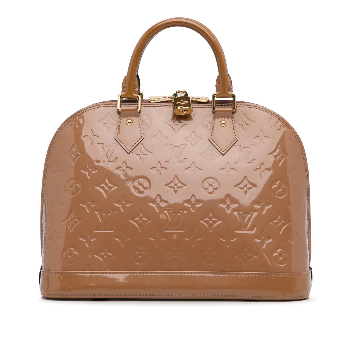 Louis Vuitton Monogram Vernis Alma PM (SHG-jdkAUa) Handbag