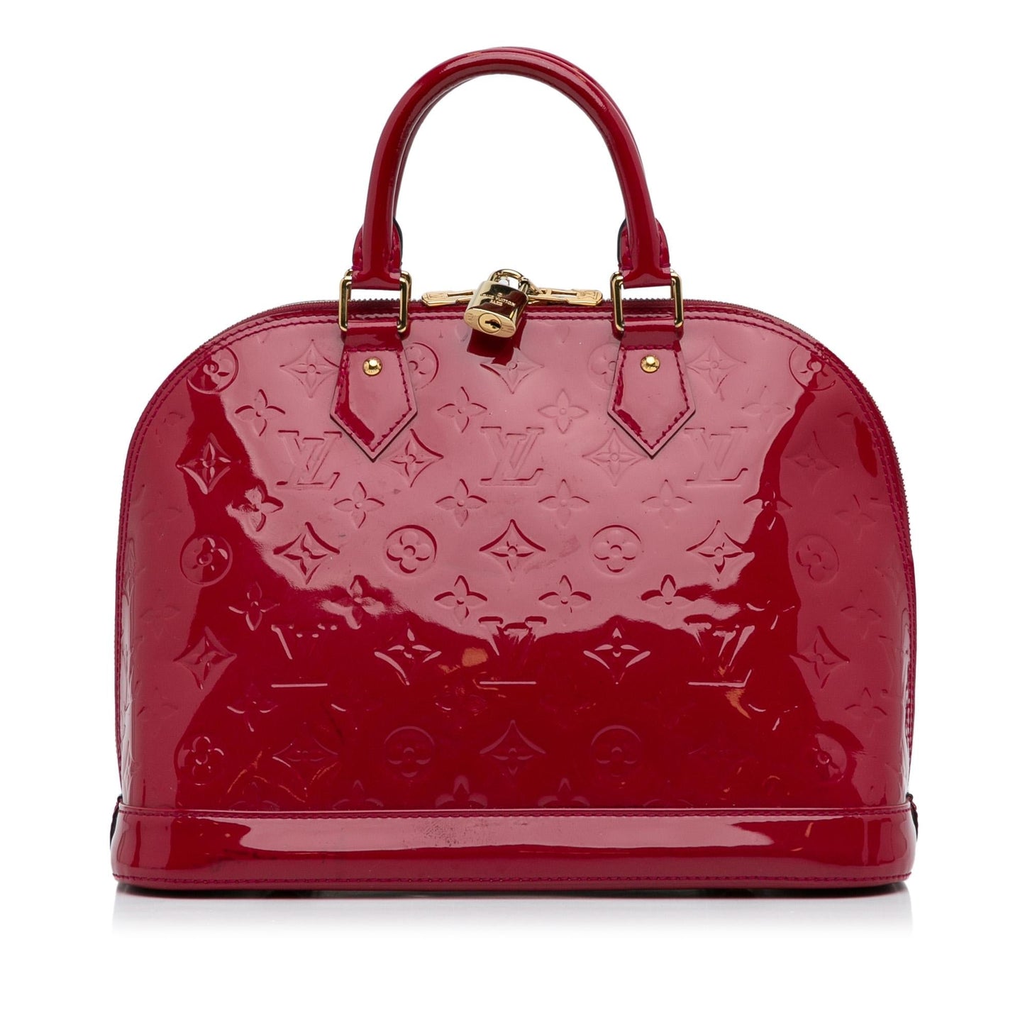 Louis Vuitton Monogram Vernis Alma PM (SHG-5OXuCp) Handbag