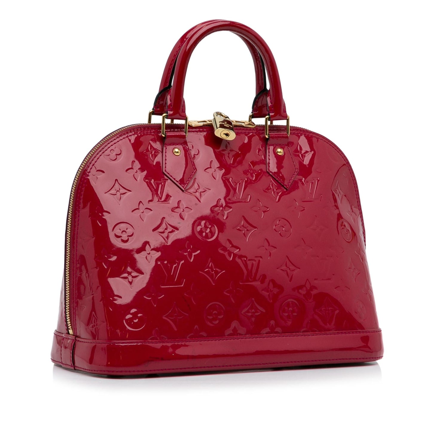Louis Vuitton Monogram Vernis Alma PM (SHG-5OXuCp) Handbag