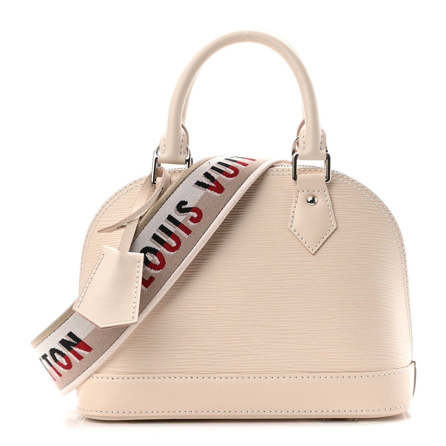 LOUIS VUITTON EPI LEATHER ALMA BB WHITE QRZ Handbag
