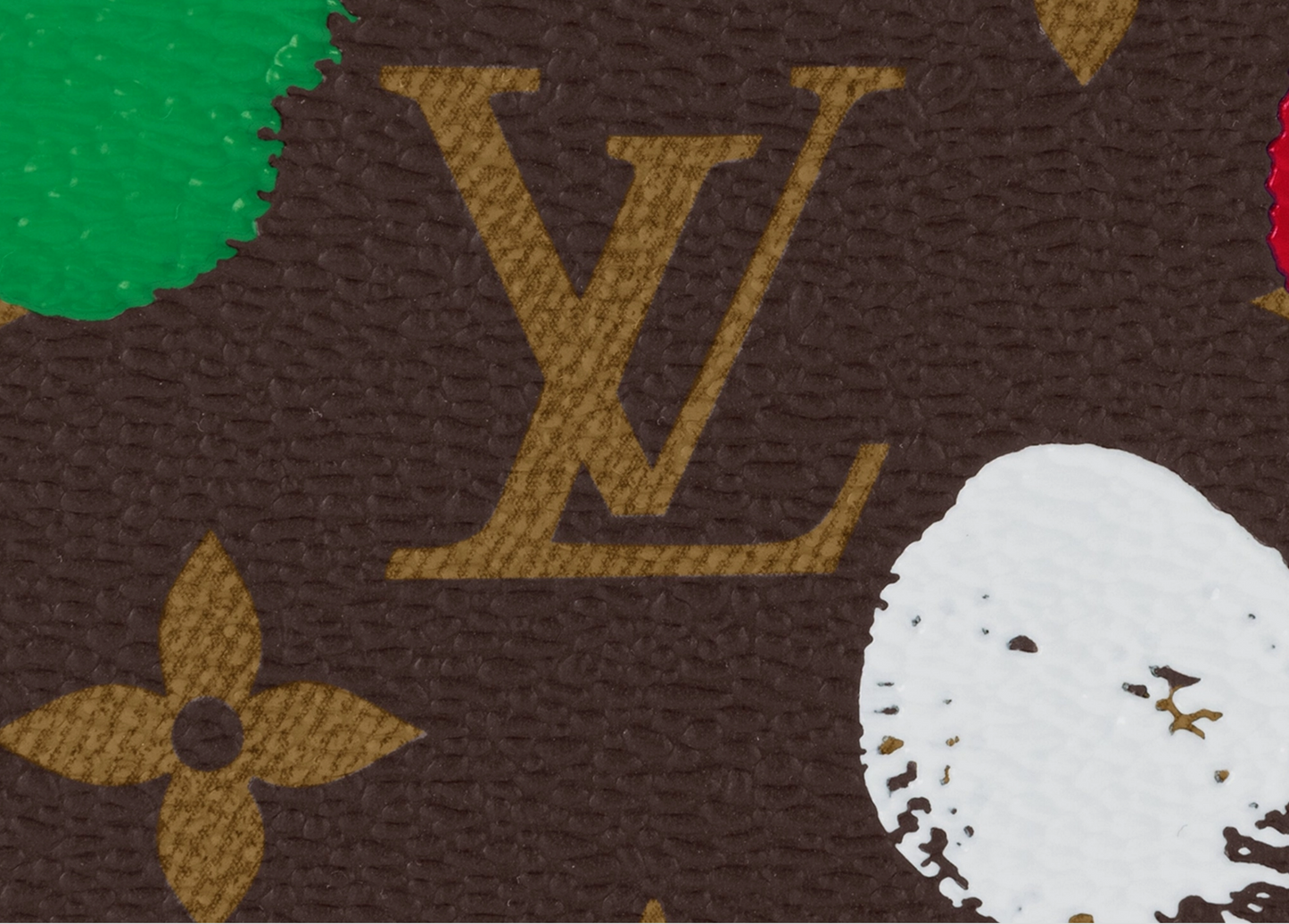 LOUIS VUITTON X YAYOI KMA NEVERFULL POCHETTE WRISTLET Tote