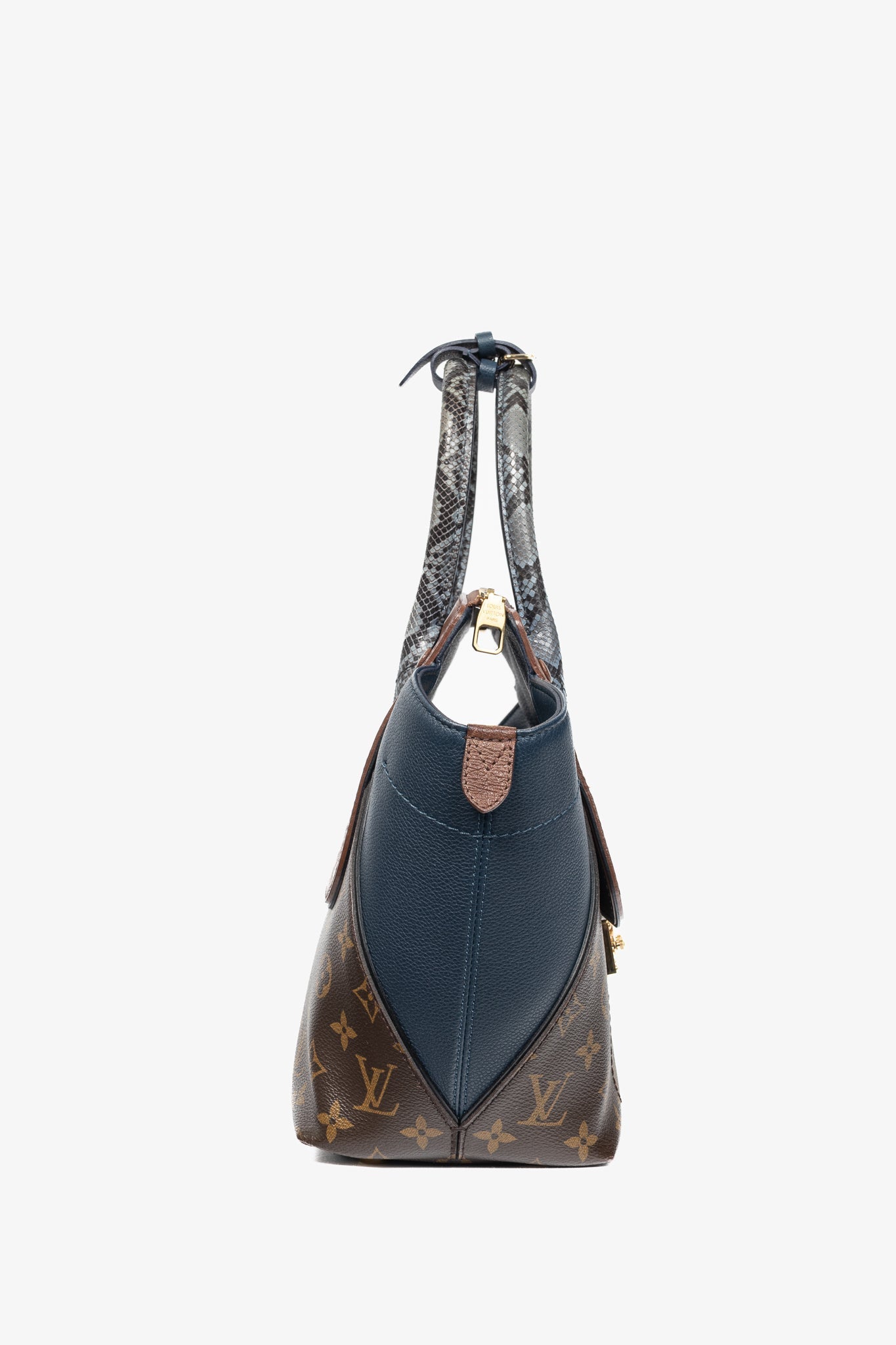 Louis Vuitton Majestueux PM Blue Monogram Exotique Tote